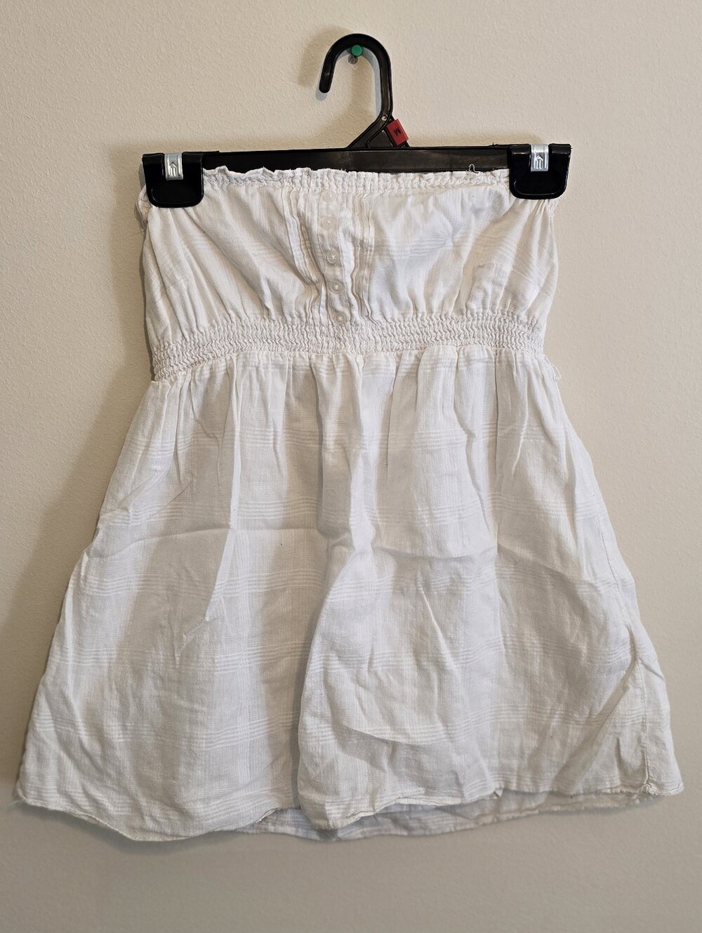 Aeropostale White Strapless Top
